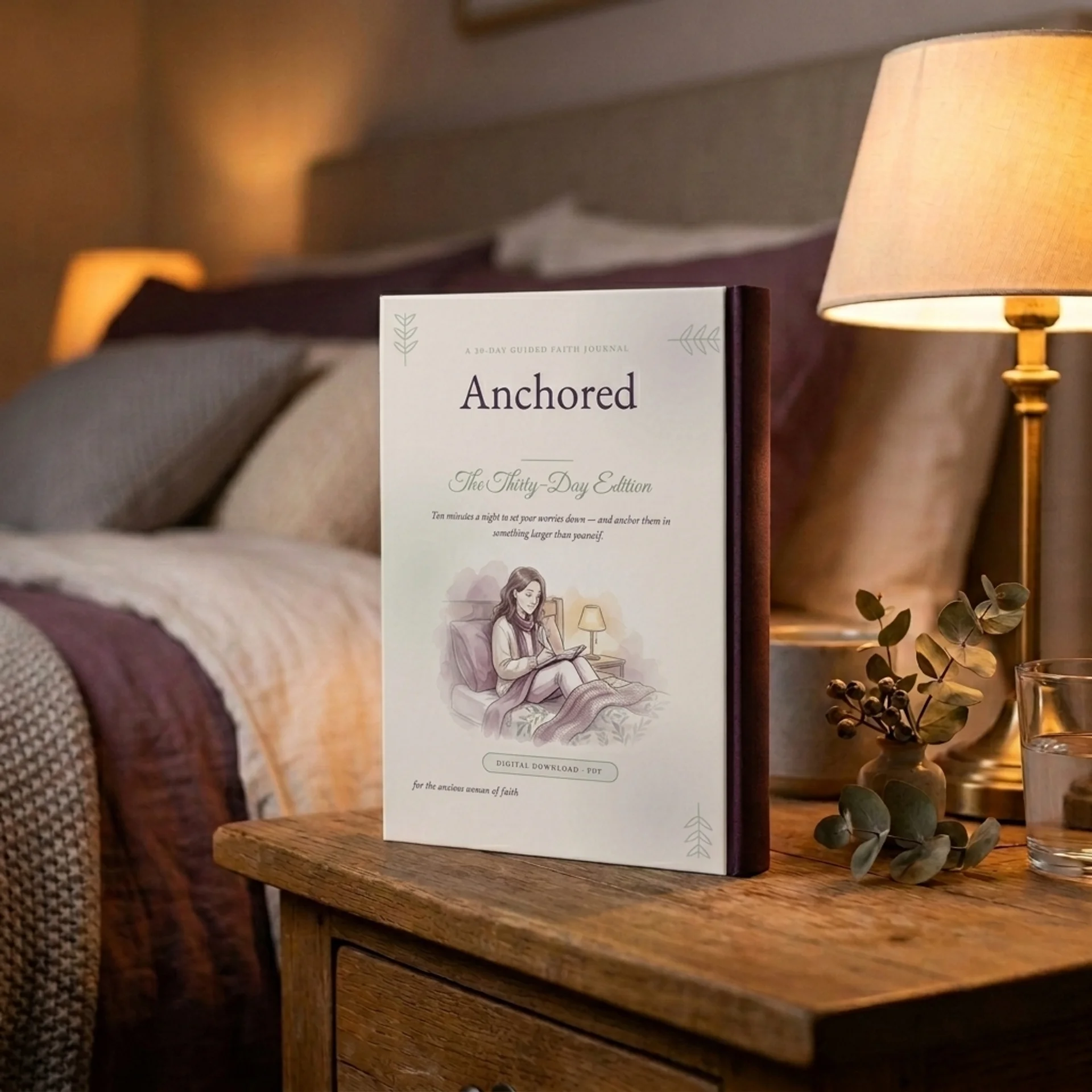 The Quiet Collection — 30-Day Edition + Scripture Cards + Evening Rituals (Digital PDF Bundle)