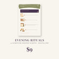 Quiet Evening Rituals | 12 Scripture-Rooted Wind-Down Scripts (Digital PDF)